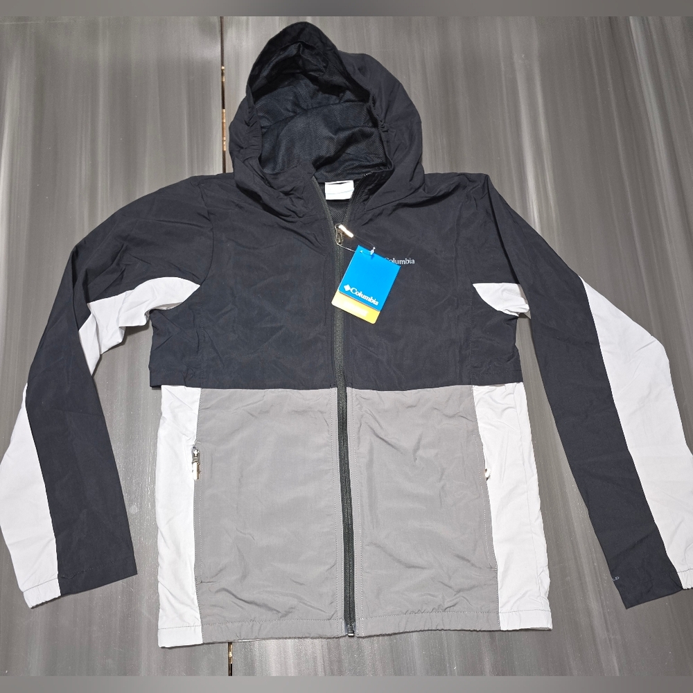 New Columbia Kids Raincoat Windbreaker Nwt